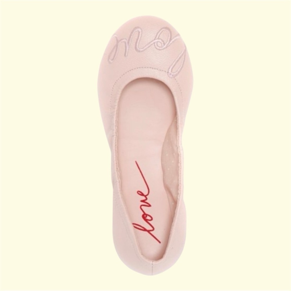 🆕Peony Pink Ballet Flats by Ellen, size 12M. NWT